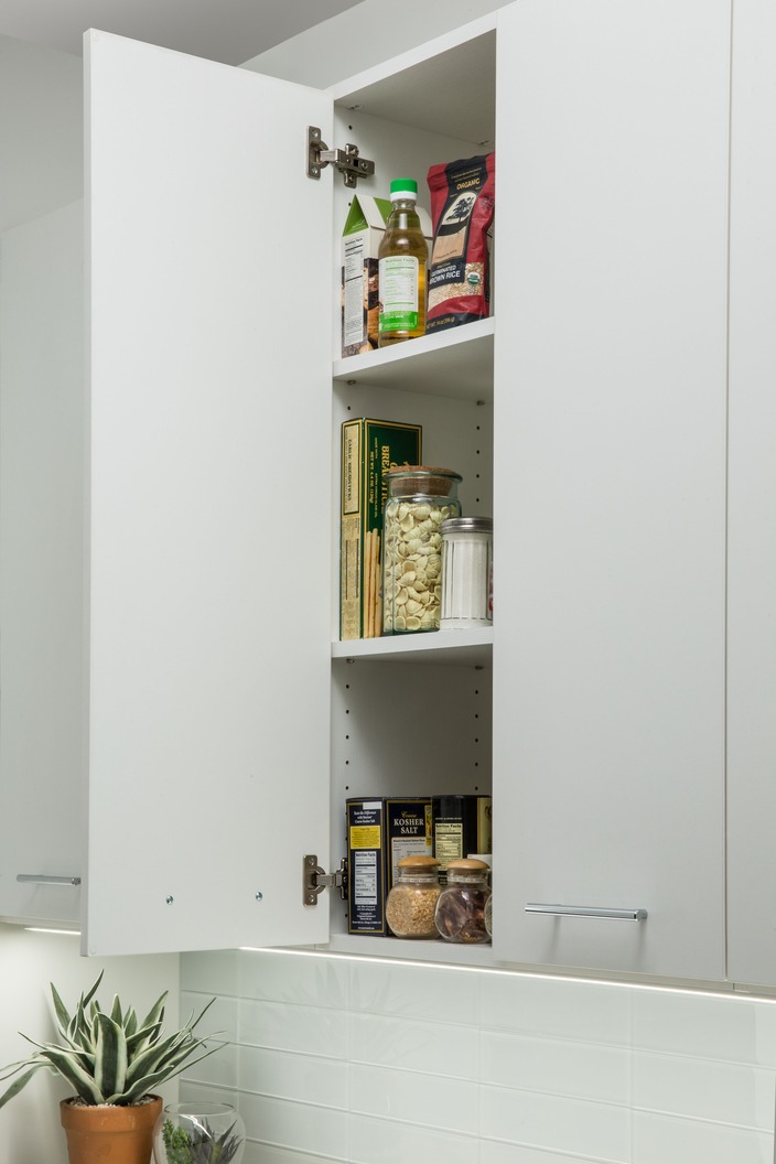 Fully fitted pantry with shelving, drawers, and counter — Atlantic Source, Georgetown DE