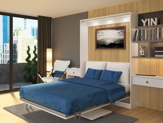 Murphy bed desk combo