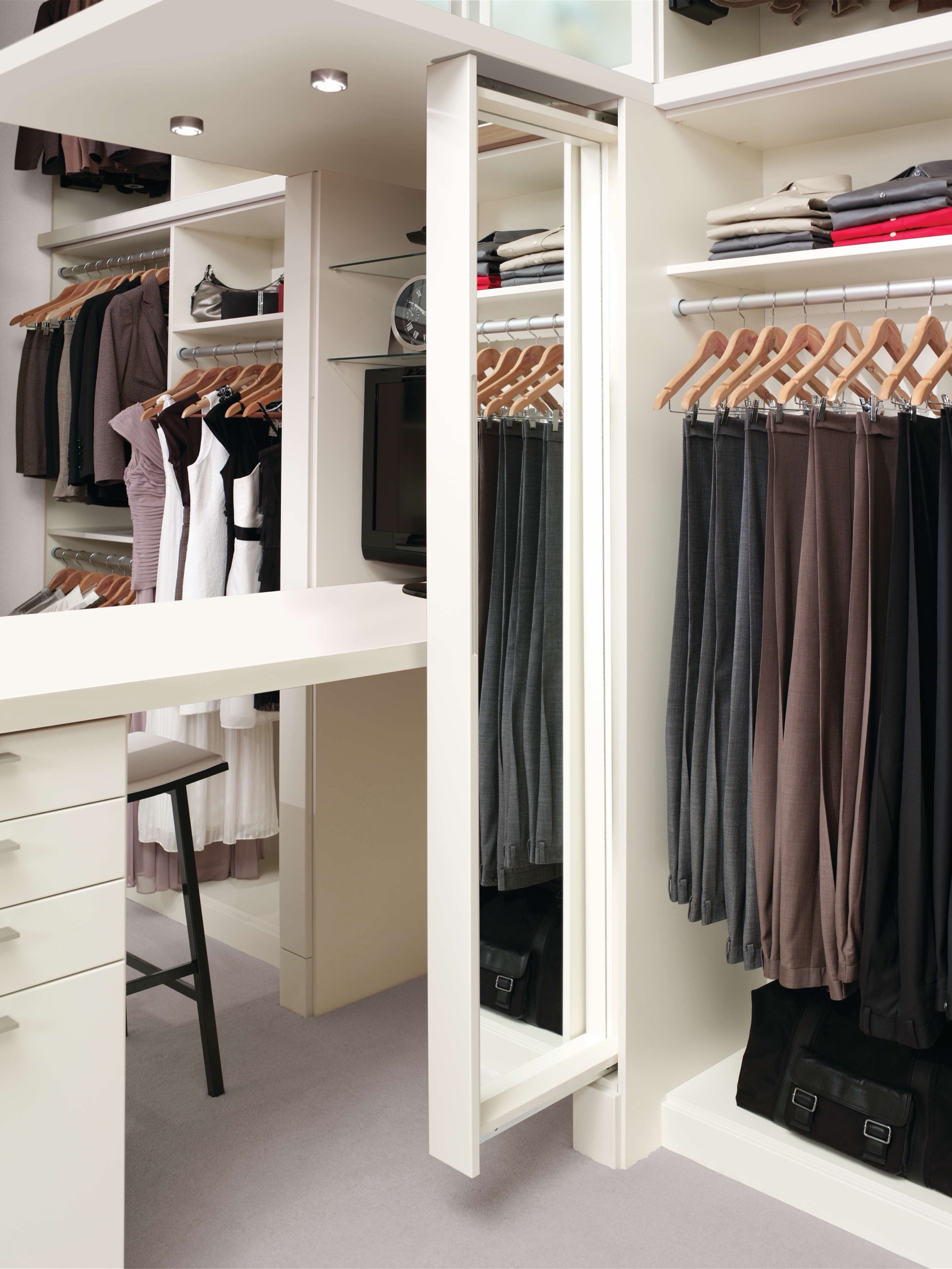 A finished Atlantic Source custom closet