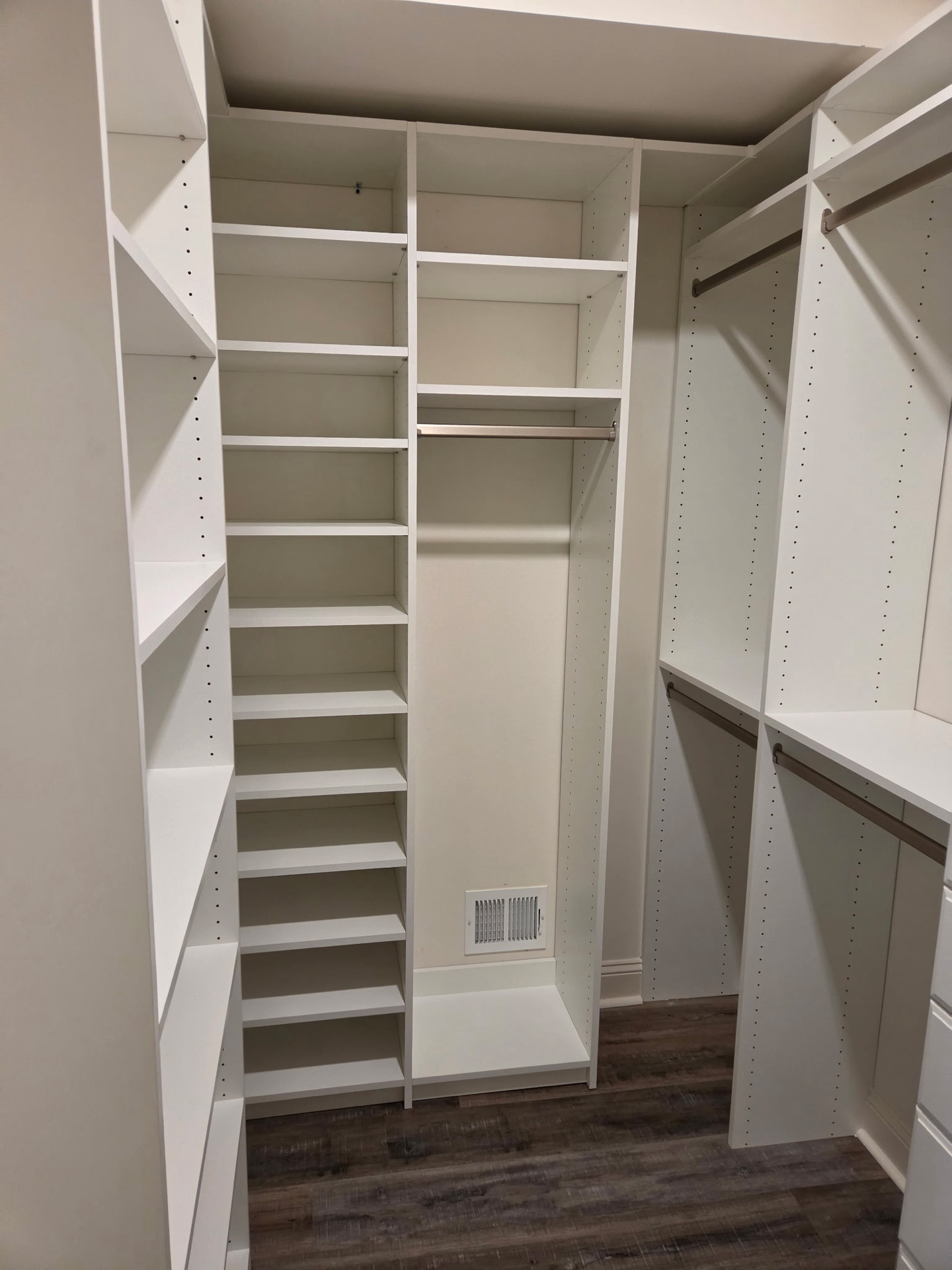 Primary closet — after