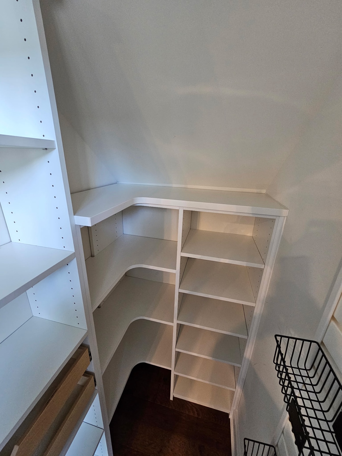 Under-stair pantry
